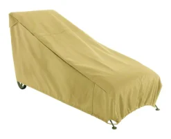 Classic Accessories Terrazzo 29 in. H X 28 in. W X 65 in. L Brown Polyester Chaise Lounge Cover