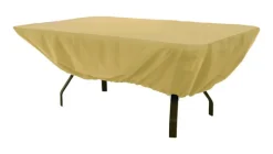 Classic Accessories Terrazzo 23 in. H X 44 in. W X 72 in. L Brown Polyester Table Cover