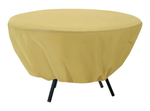 Classic Accessories Terrazzo 23 in. H X 50 in. W X 50 in. L Brown Polyester Table Cover