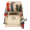CLC 4.25 in. W X 13.5 in. H Leather Tool Bag 8 pocket Tan 1 pc