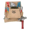 CLC 3 in. W X 12.5 in. H Suede Nail and Tool Pocket Apron 8 pocket Tan 1 pc