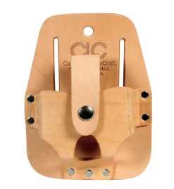 CLC 1 pocket Leather Tape Rule Holder 3.5 in. L X 4.5 in. H Tan