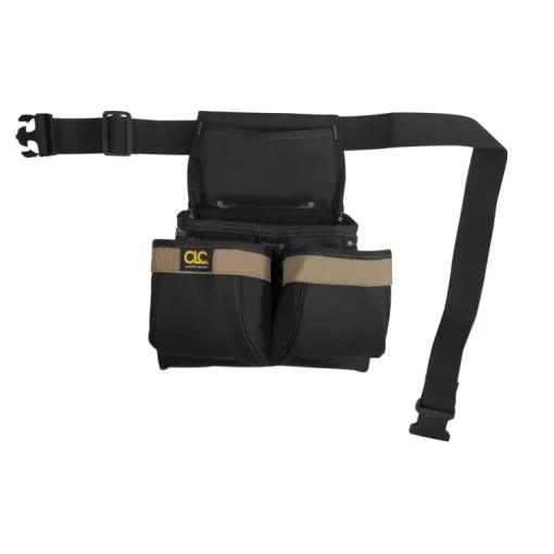 CLC 5 pocket Polyester Fabric Tool and Nail Belt 12.25 in. L X 15.5 in. H Black 29 in.
