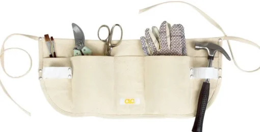 CLC Heavy Duty 5 pocket Cotton Waist Apron White 1 pk
