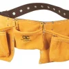 CLC Heavy Duty 12 pocket Leather/Suede Work Apron Brown 1 pk