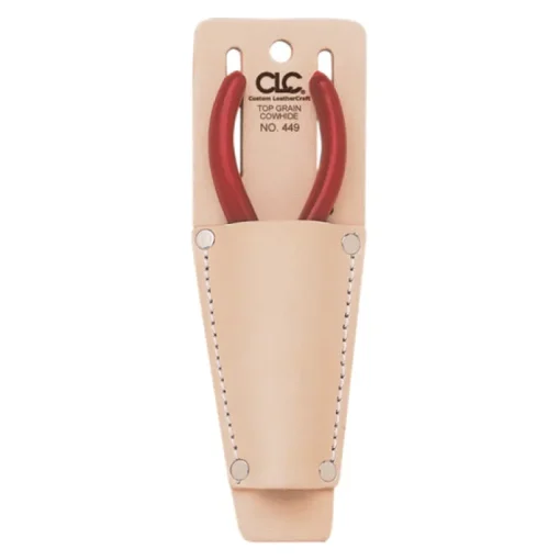 CLC Leather Utility Knife Sheath 2.9 in. L X 9.9 in. H Tan
