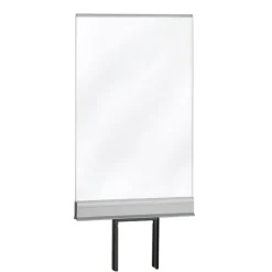 Clear Acrylic Post Top Sign