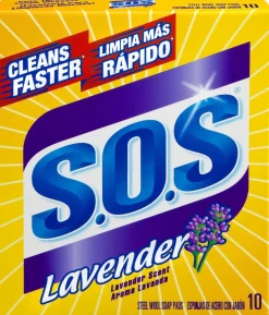 Clorox 97327 Lavender S.O.S.® Soap Pads (Pack of 6)