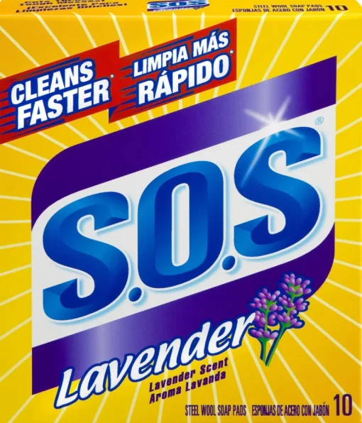Clorox 97327 Lavender S.O.S.® Soap Pads (Pack of 6)