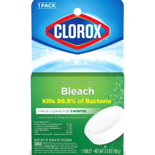 Clorox No Scent Automatic Toilet Bowl Cleaner 3.5 oz. Tablet