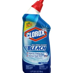 Clorox Rain Clean Scent Toilet Bowl Cleaner 24 oz. Liquid (Pack of 12)
