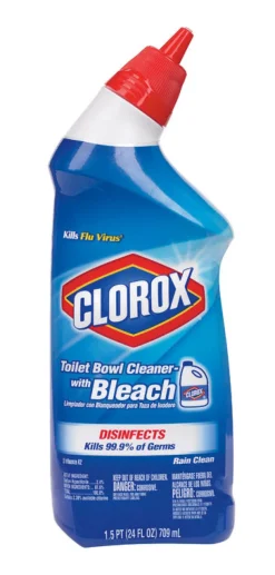 Clorox Rain Clean Scent Toilet Bowl Cleaner 24 oz. Liquid (Pack of 12)