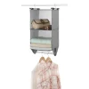 CLOSET ORGN FAB 4SC GRY