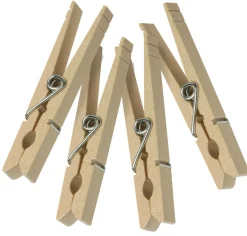 CLOTHES PINS WOOD 24PC