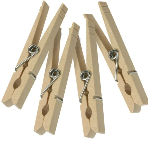 CLOTHES PINS WOOD 24PC