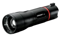 Coast Aluminum Black AAA Battery Waterproof LED Flashlight 230 lm. 4.8 H x 1.2 W x 4.8 L in.