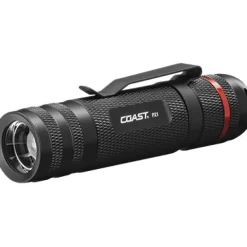 Coast Aluminum Black Pure Beam Focusing AAA LED Flashlight 4.5 L in. 480 lm 72 CRI 6900K