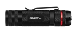 Coast Aluminum Black Pure Beam Focusing AAA LED Flashlight 4.5 L in. 480 lm 72 CRI 6900K
