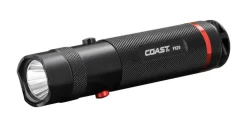 Coast Black Aluminum 315 lm. Water-Resistant LED Flashlight 4.625 L x 3.95 H in. with AAA Batteries