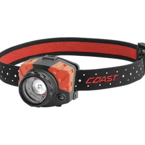 Coast FL85 615 lm Black LED Head Lamp AAA Battery