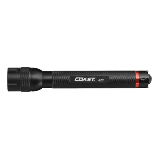 Coast G26 330 lm Silver LED Flashlight AA Battery