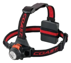 Coast HL27 360 lm Black LED Head Lamp AA Battery