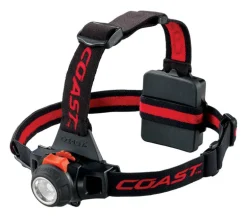 Coast HL27 360 lm Black LED Head Lamp AA Battery
