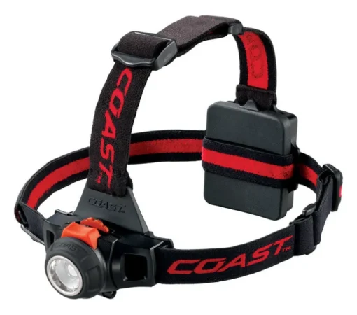 Coast HL27 360 lm Black LED Head Lamp AA Battery