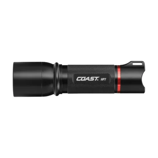 Coast HP7 650 lm Black LED Flashlight AAA Battery