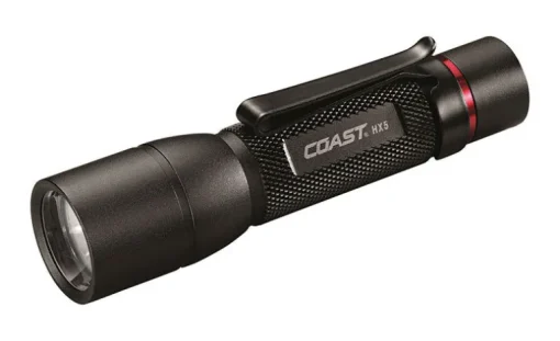 Coast HX5 130 lm Black LED Flashlight AA Battery