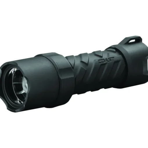 Coast Polysteel 200 320 lm Black LED Twist Flashlight AAA Battery