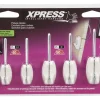 Cobra Xpress Plastic Coated White Push Pin Picture Hook 60 lb. 5 pk Steel (Pack of 5)