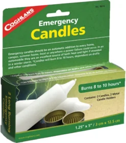 Coghlan's White No Scent Scent Emergency Candle