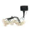 Coleman Cable Moonrays Black/White Solar Powered LED String Lights 1 pk