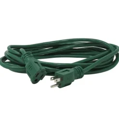 Coleman Cable Woods Outdoor 20 ft. L Green Extension Cord 16/3 SJTW