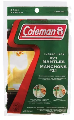 Coleman Green/White Lantern Mantle