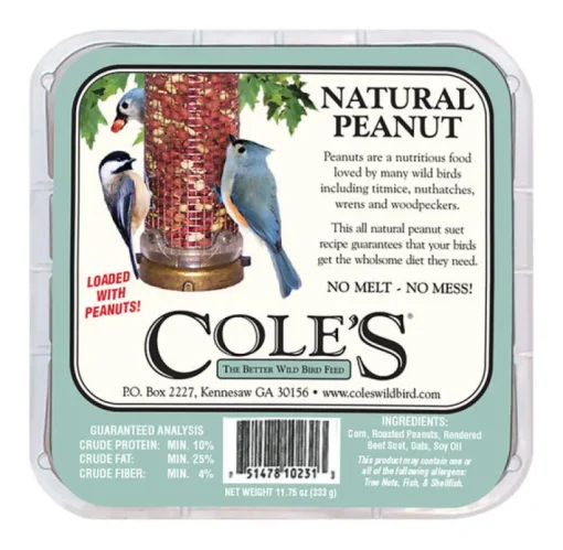 Cole's Assorted Species Peanut Wild Bird Food 11.75 oz