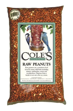 Cole's Assorted Species Raw Peanuts Wild Bird Food 10 lb