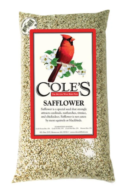 Cole's Assorted Species Safflower Seeds Wild Bird Food 10 lb