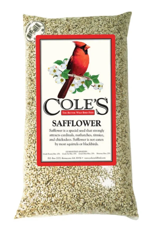 Cole's Assorted Species Safflower Seeds Wild Bird Food 20 lb