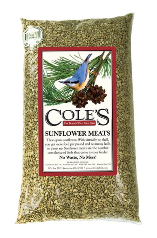 Cole's Assorted Species Sunflower Meats Wild Bird Food 10 lb