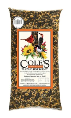 Cole's Blazing Hot Blend Assorted Species Black Oil Sunflower Wild Bird Food 5 lb
