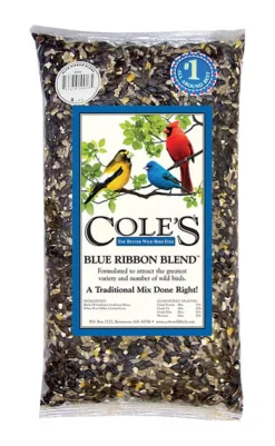 Cole's Blue Ribbon Blend Assorted Species Black Oil Sunflower Wild Bird Food 5 lb