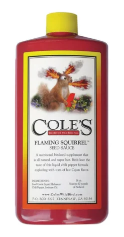 Cole's Flaming Squirrel Assorted Species Soybean Oil Seed Sauce 16 oz
