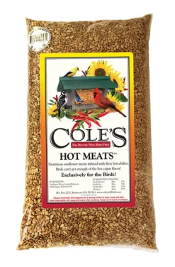 Cole's Hot Meats Assorted Species Sunflower Meats Wild Bird Food 5 lb