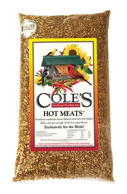 Cole's Hot Meats Assorted Species Sunflower Meats Wild Bird Food 5 lb