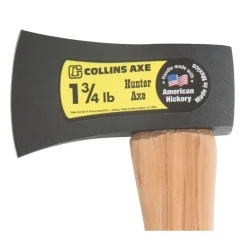 Collins Forged Steel Half-Hatchet Hunting Axe 1.75 lbs. Head with 14.75 in. L Brown Wood Handle
