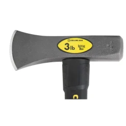Collins High Carbon Steel Splitting Maul 3 lbs. Head with 16 L in. Black/Yellow Fiberglass Handle