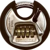 Combination Discus Lock With 4 Dials, Resettable