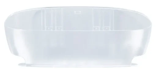 Command Clear Frosted Plastic Shower Caddy 11.375 L x 4.75 H x 4.625 W in.